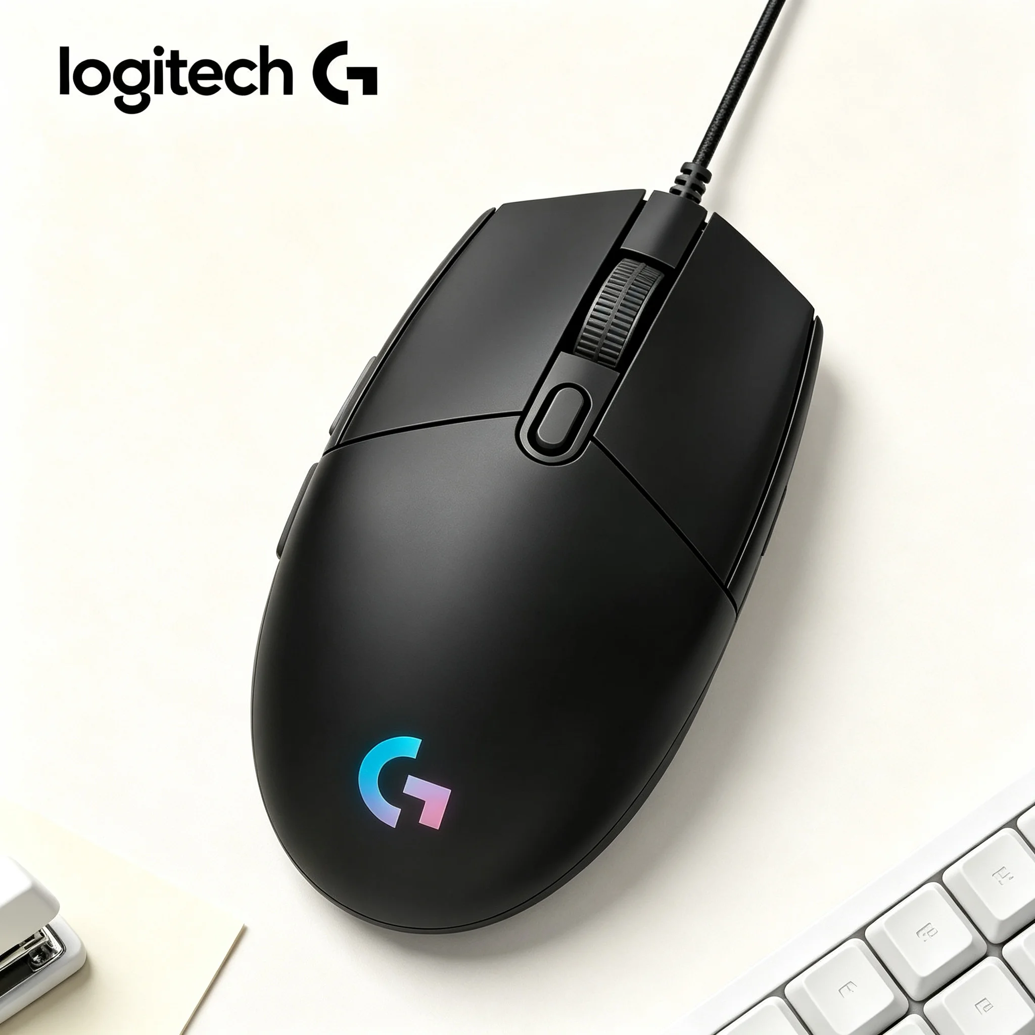 Logitech G102 Wired Gaming Mouse Quick DPI Shift Function RGB Light For CS2 PUBG FPS Gamer And Office Laptop Work