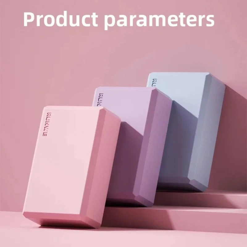 New High Density Yoga Blocks, Non-Slip Foam Bricks for Yoga, Pilates & Dance, Supportive Blocks for Leg Stretching & Balancing
