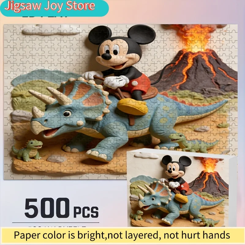 ดิสนีย์ ดิสนีย์ สติทช์ และมิกกี้ โฮม เดคคอร์ พริ้นท์ |   ปริศนาจิ๊กซอว์แบบแบน 2 มิติ เหมาะสำหรับการท้าทายปริศนาสำหรับผู้ใหญ่ คริสต์มาสที่สมบูรณ์แบบ