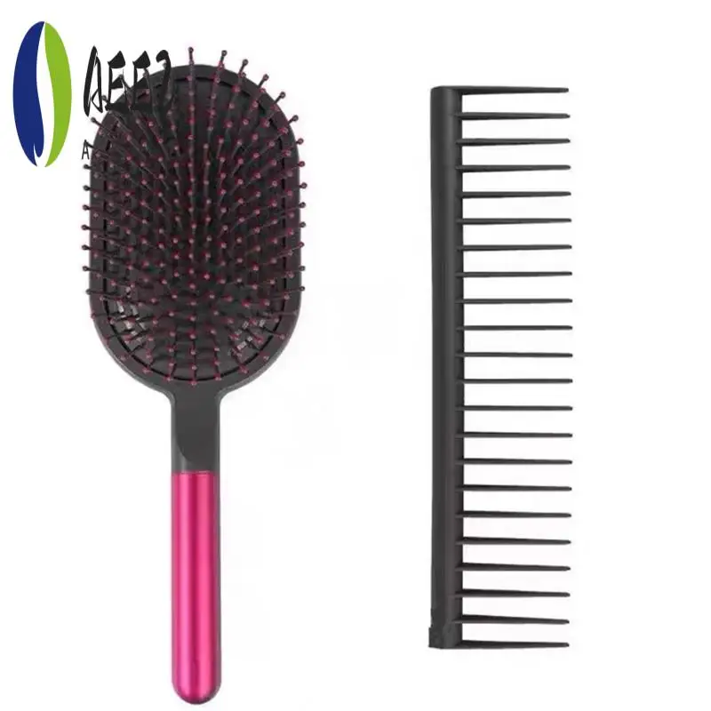 AEE2-For Dyson  Comb+Wide Tooth Comb+Cylinder Comb Massage  Hairbrush Hairdressing Curly Styling Set