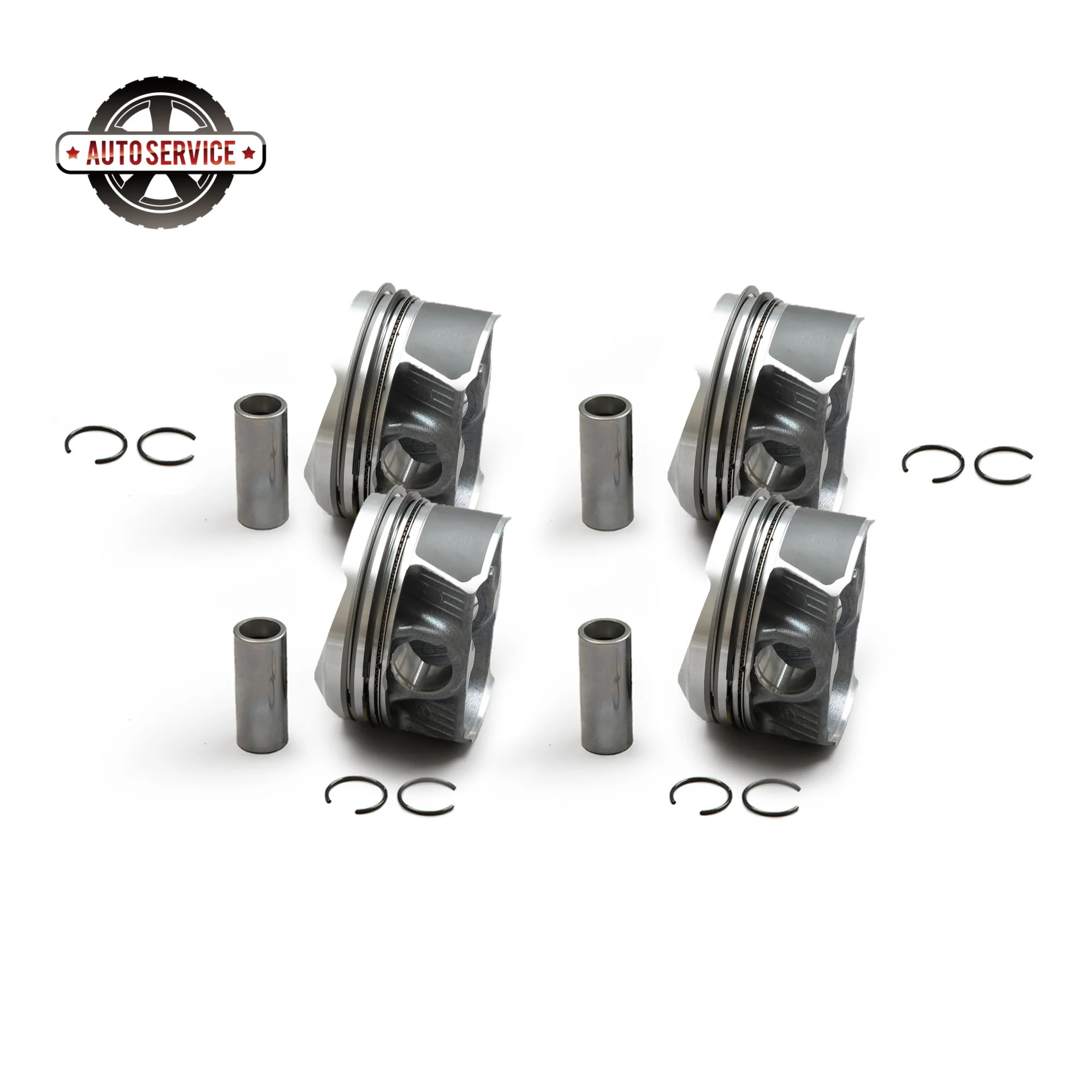 

4pcs Pistons & Rings 1.6T M270.910 For Mercedes-Benz W176 A180 A 200 W246 B180 B200 C117 CLA 180 CLA200 X156 GLA 200 2700301717