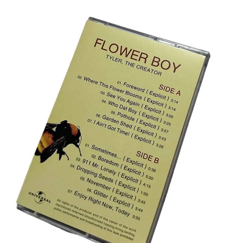 

In Stock Tyler The Creator Flower Boy Cassette Tape Jazz Rap Neo Soul Hip Hop Brand New Sealed