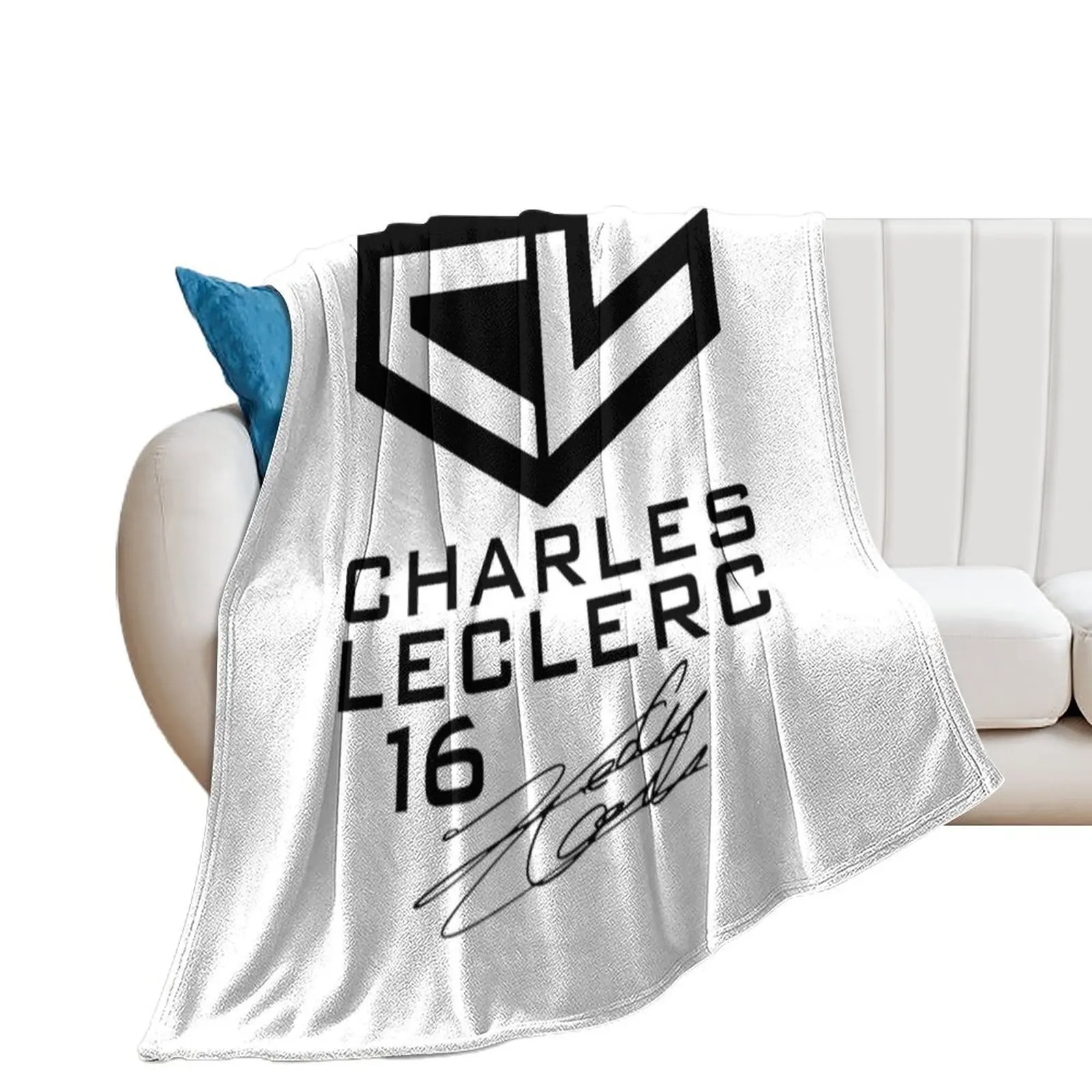 Charles Leclerc Throw Blanket Soft Big Beach Blankets