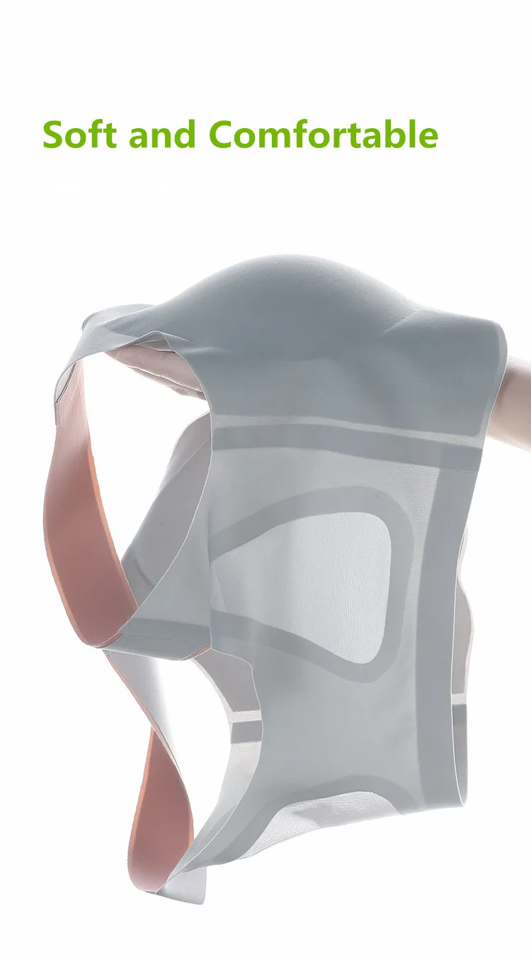 New Xiaomi mijia seda de gelo 3/4 Copos Não-aço Anel Tank Top Sutiã Skin-friendly Soft Respirável Não-marcação Látex Recolhendo Sutiãs