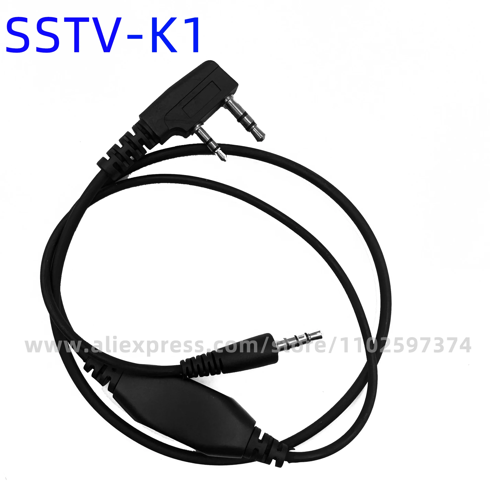 

SSTV-K1 Cable (Audio Interface Cable) for BaoFeng,Kenwood, Wouxun, TYT Quansheng Compatible - Android,iOS