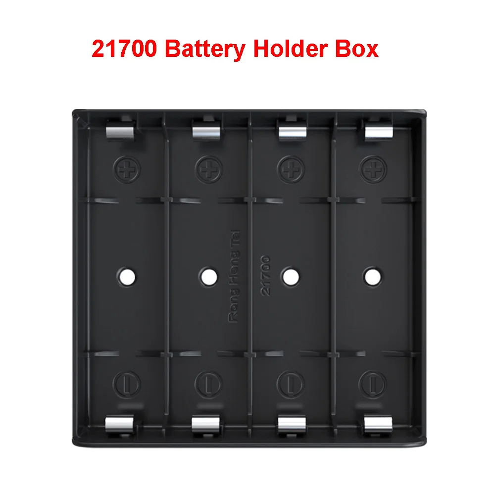 21700 Battery Holder Storage Box Case 1 2 3 4 Slot 21700 Power Bank Cases Batteries Container with Shrapnel