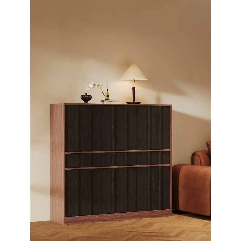 

Solid wood entry side cabinet, high-end locker, kitchen integrated backer cabinet