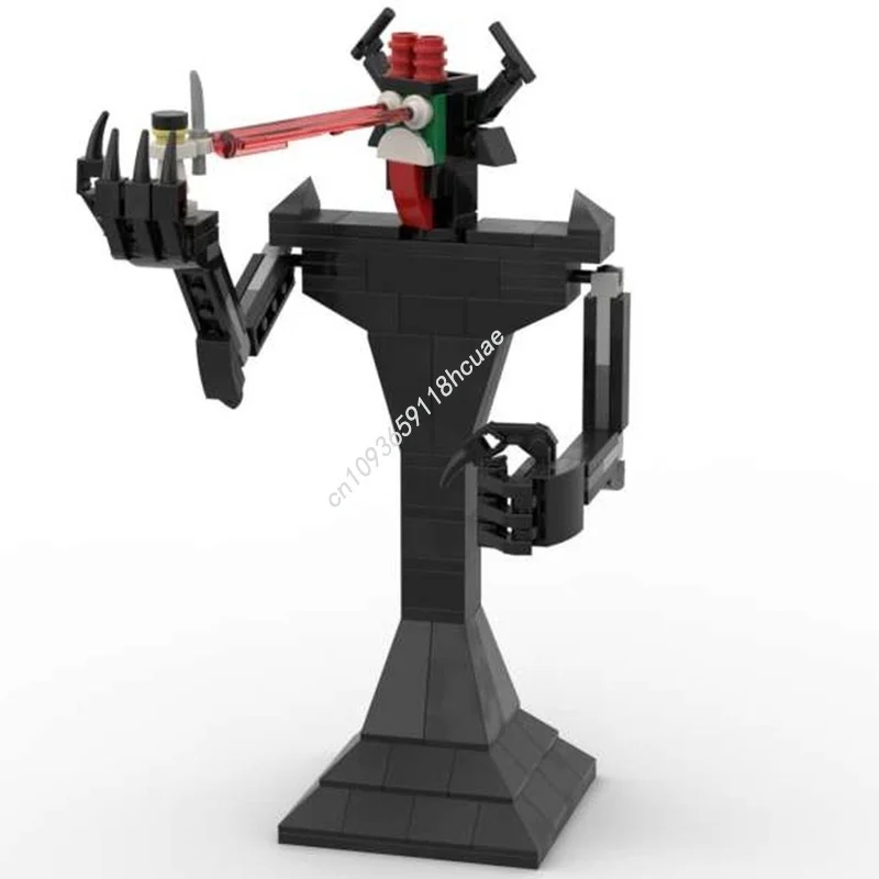 145 pièces MOC samouraï Jack Aku modèle blocs de construction Architecture cadeaux de noël bricolage jouets idée créative éducation enfants anniversaire