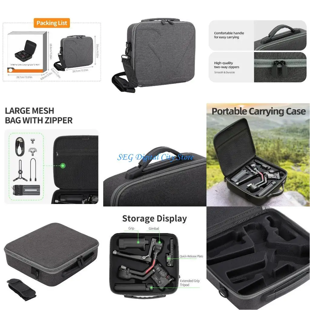 

U75B Gimbal Cameras Organiser Case Dustproof Protector Cover Box Portable Handbag