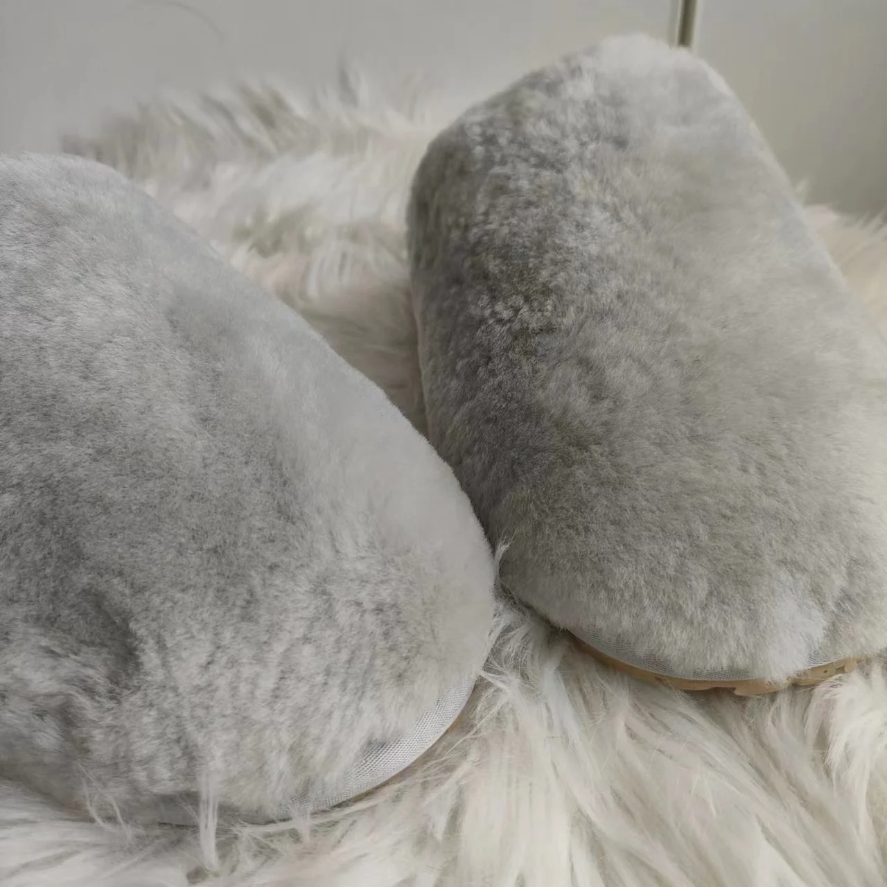 2023 Natural Women Sheepskin Home Slippers Winter Women Indoor Slippers Fur Slippers Wool Flip Flops Slipper Lady Home Shoes