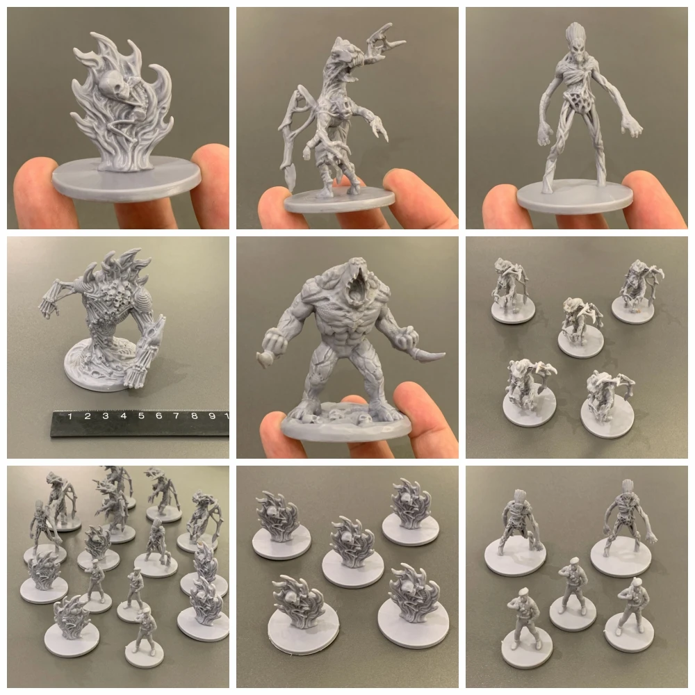 Fireteam Zero Horror Board Game Miniatures Fetch Heroes Monster Role Playing Figures Emergent Game Model Toys