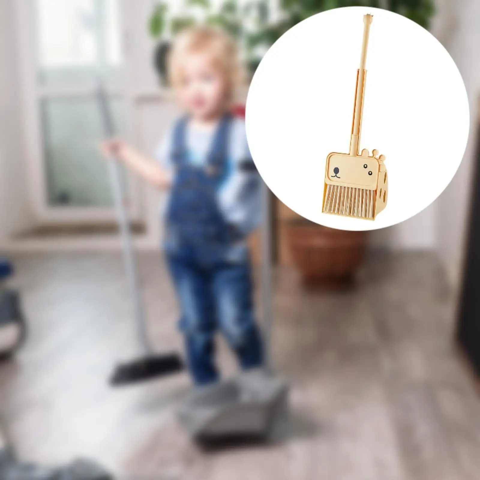 Cute Children Housekeeping Cleaning Tools for Age 3-6 Years Old Boys Girls