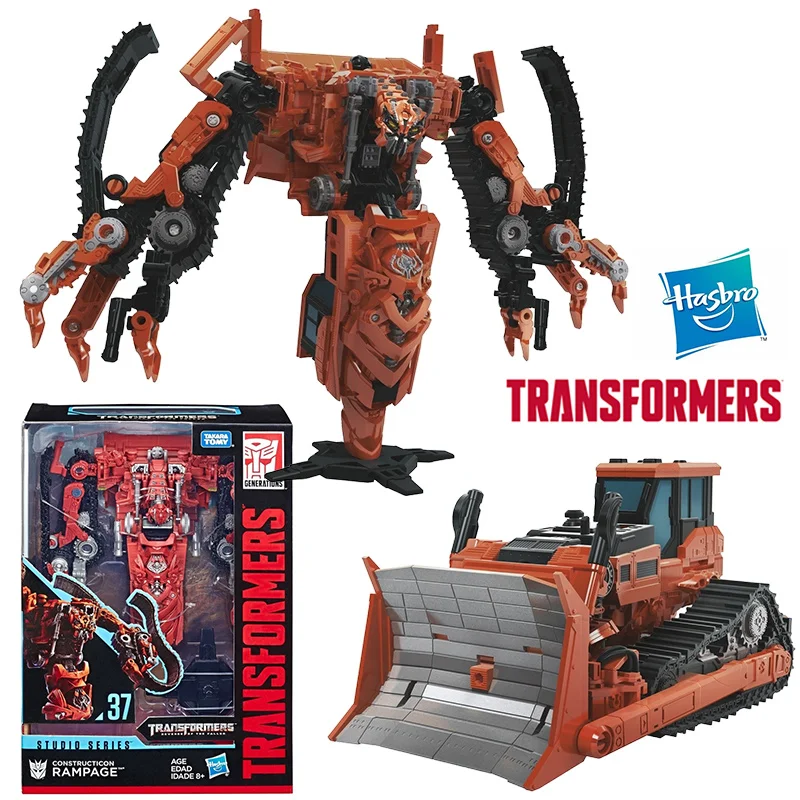 Hasbro Transformers Studio Series SS37 Constructicon Rampage Voyager Class Original Action Figure Model Toy Gift Collection