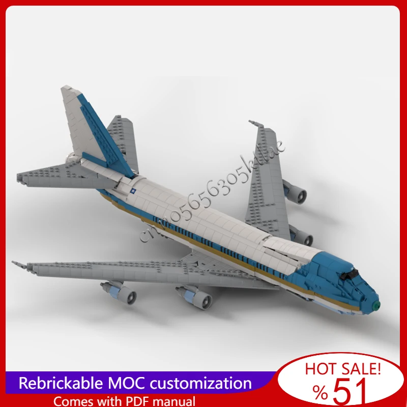 

2023 PCS MOC Modified Military Transport Aircraft Model DIY Assembled Educational Creative Children Toys Popular Christmas Gifts