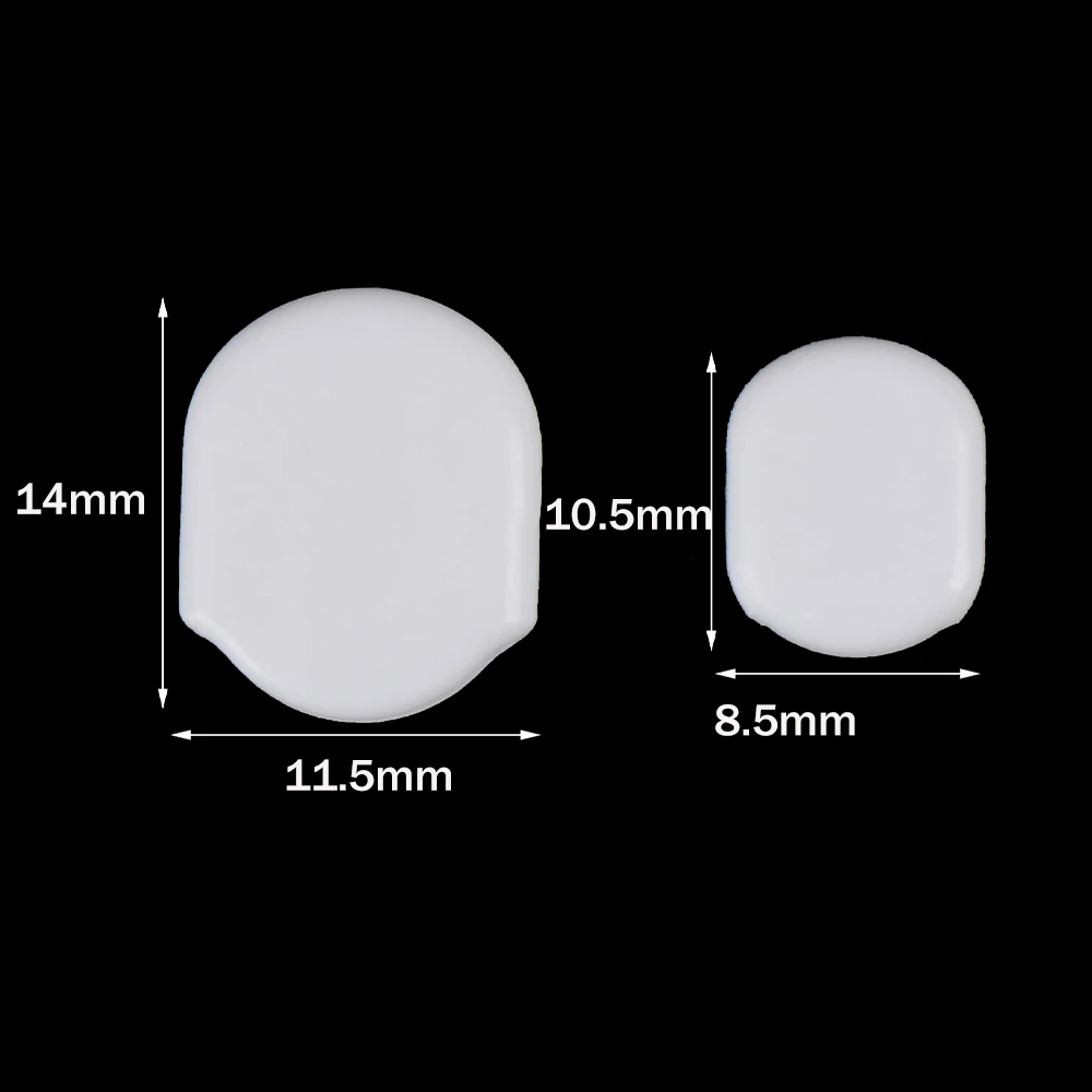 50 sztuk 8X10,5/11,5X14mm klipsy na kolczyki silikonowe wygodne poduszki dla majsterkowiczów klipsy na ucho nie przekłuwające tworzenia biżuterii — zdjęcie 3