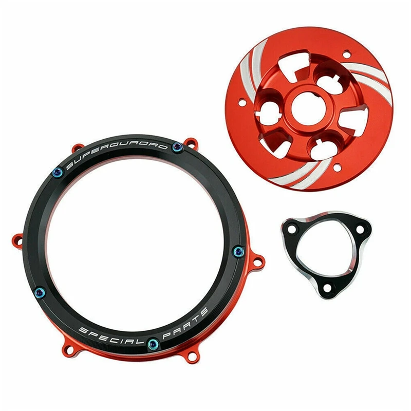 Motorcycle Engine Clutch Cover Protector Guard Waterproof Pressure Plate Kit For Ducati 959 1199 1299 Panigale S