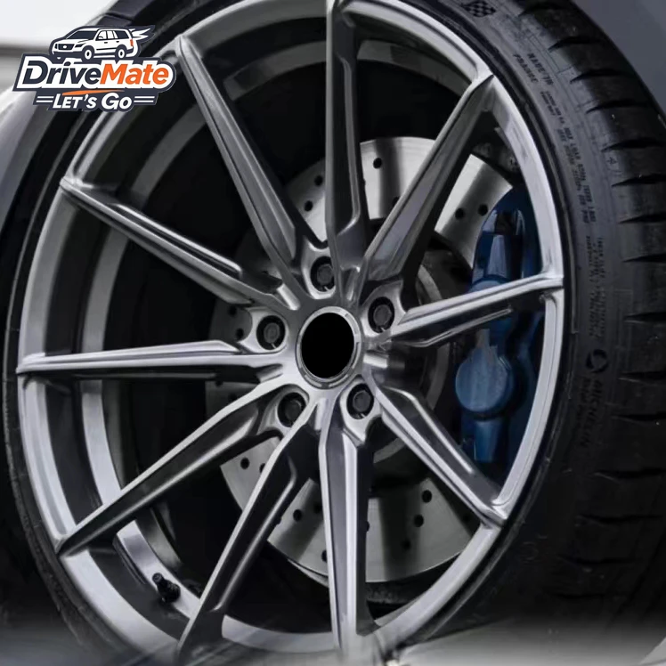 Gebürstete Oberfläche Schwarz/Grau/Bronze Geschmiedete Leichtmetallfelgen 18 19 20 21 22 Zoll 5x112 PKW-Räder für BMW M5 F90 Mercedes-Benz