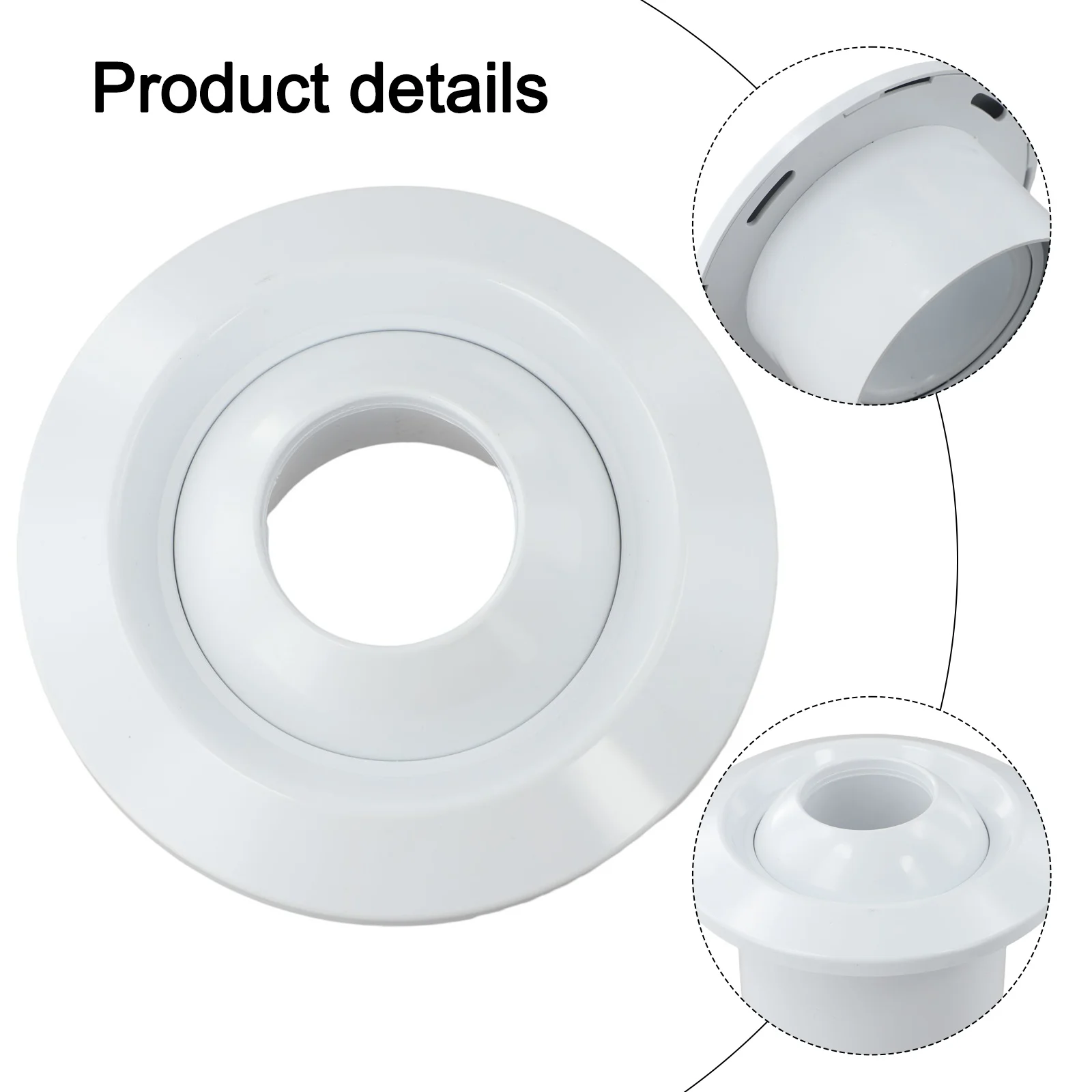 

ABS Circular Spherical Nozzle Air Vent For Airport Station Central Ventilation For Home Improvement