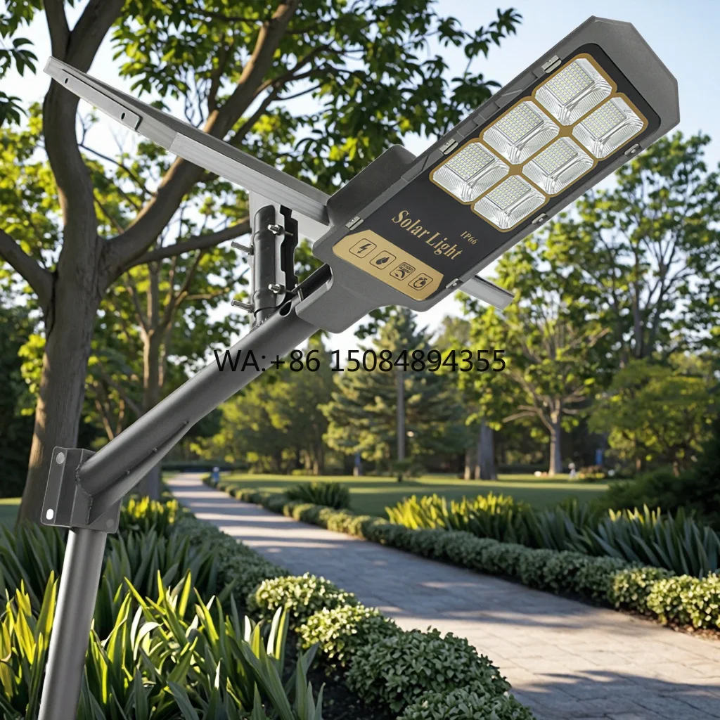 Smart Remote Control Waterproof Ip65 Aluminum 50W 150W Split Street Light Remote Control Solar Street Lamp