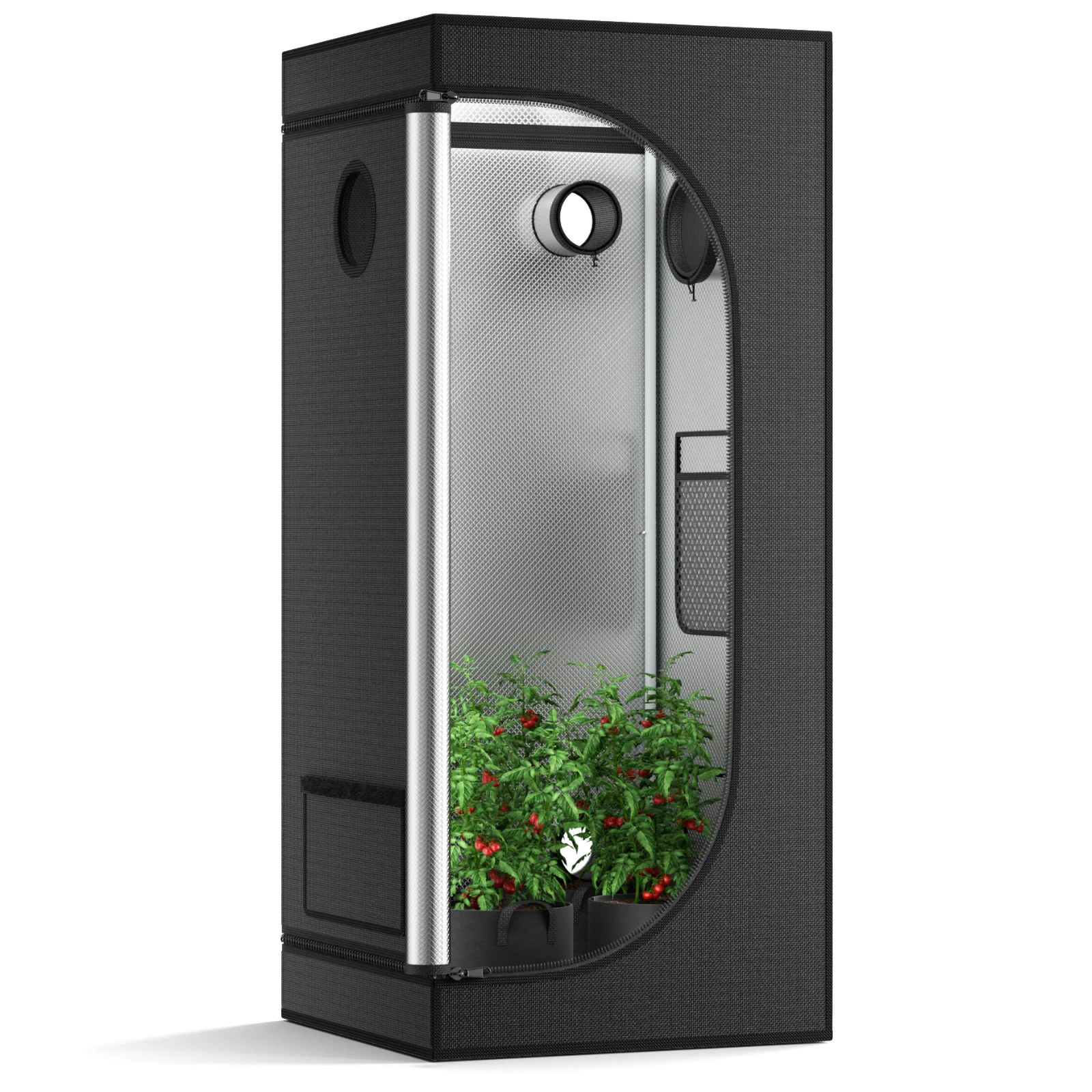 

Палатка для выращивания в помещении, холщовые светоотражающие майларовые палатки со съемным полом, комнатный ящик, растение, палатка для выращивания 1680D