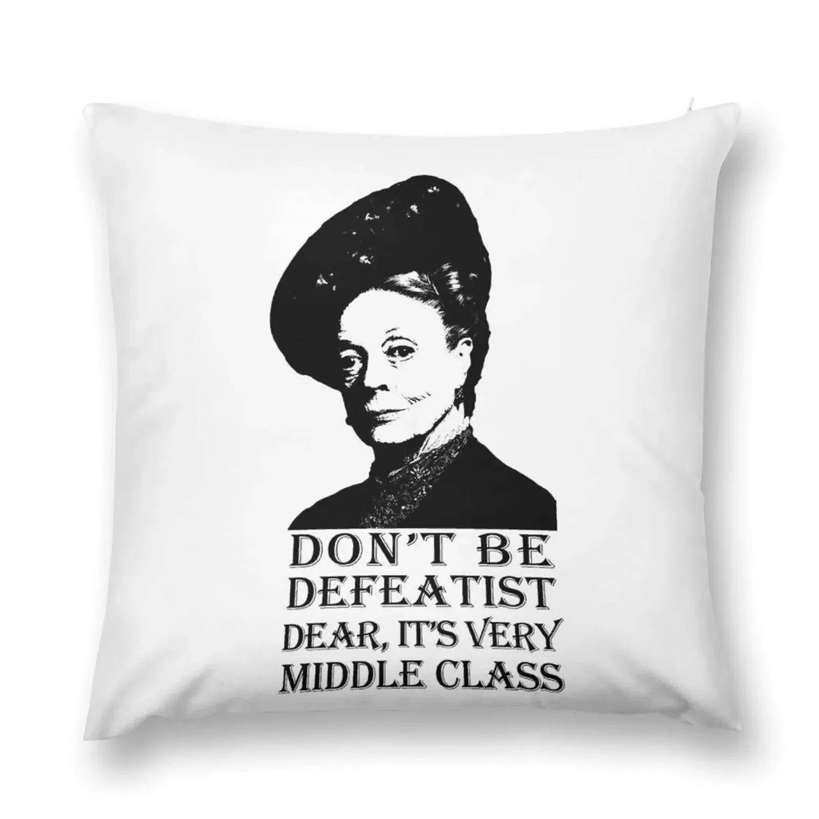 

Don't be Defeatist Dear Throw Pillow Cushion Cover Pillow Case Christmas pillow