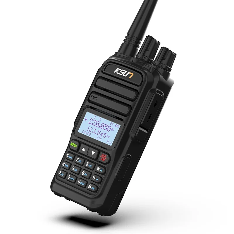 NOAA-receptor de comunicación para aficionados, dispositivo inalámbrico de banda aérea de 108-136MHZ, Radio bidireccional, walkie-talkie