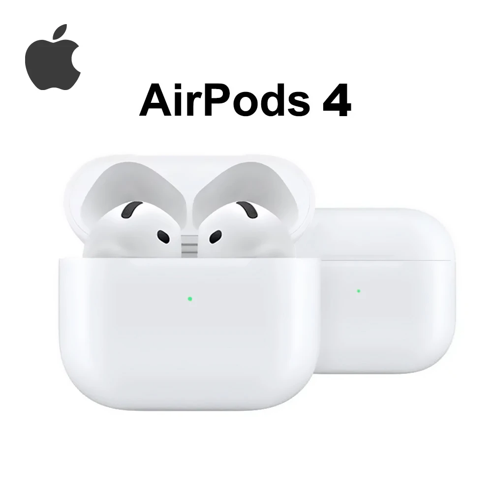 Écouteurs sans fil Apple AirPods 4, avec suppression Active du bruit, Mode de transparence Audio adaptatif, chargement sans fil Audio spatial