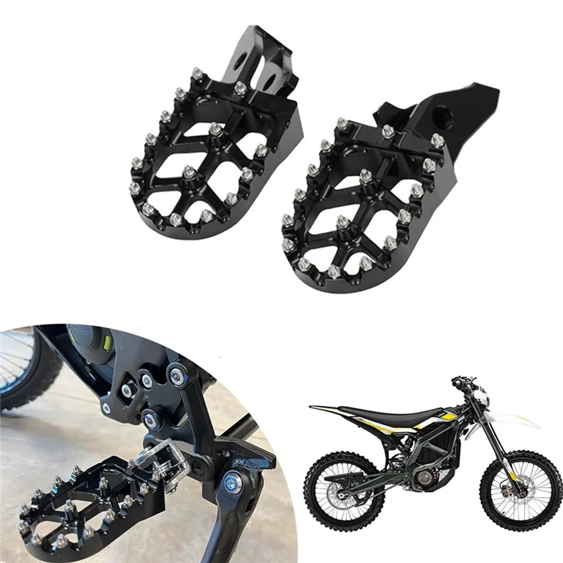 

Footrest Foot Pegs Footpegs Rests Pedals For Sur-Ron Surron Ultrabee Ultra Bee Off-Road Electric Dirt Bike Parts-T61C