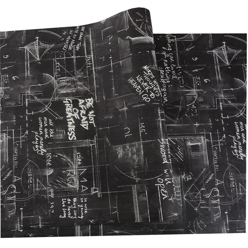 American nostalgic cement graffiti Internet cafe loft personalized poster English letter blackboard wallpaper background
