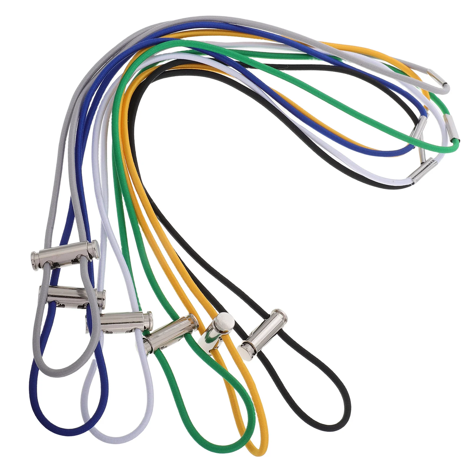 6 قطع من مشابك كيس القمامة المرنة القابلة للتعديل، أربطة مطاطية مضادة للانزلاق للمكتب المنزلي والمدرسة #4