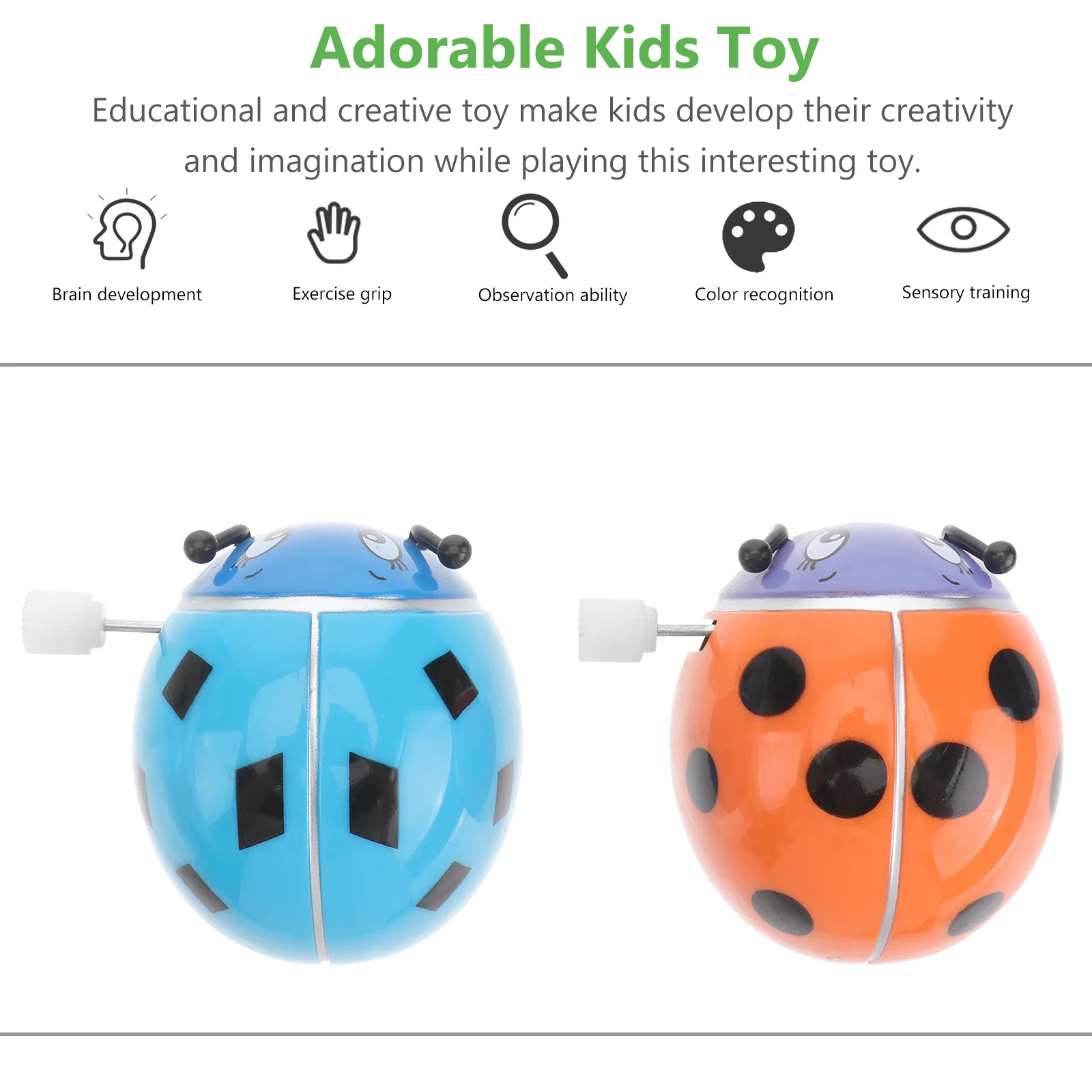 

12pcs Clockwork Beetle Fun Cartoon Animal Type Wind Up Kids Playtime Learning Developmental Spring Powered Insect Crawling