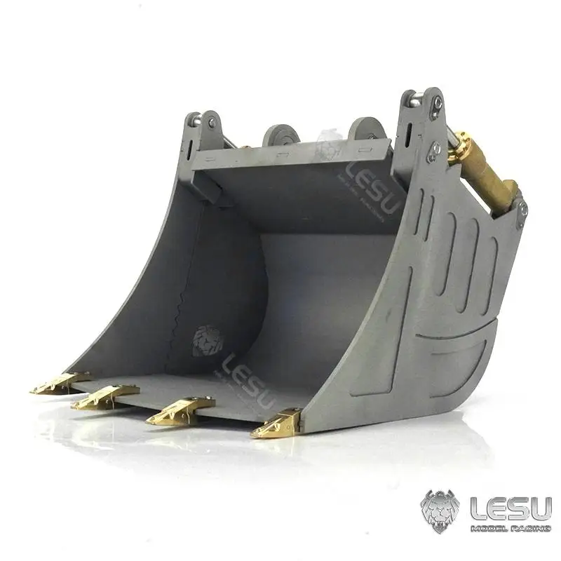 LESU AT-C0019-A hydraulic opening and closing bucket attachment, suitable for 1/14 excavator C374