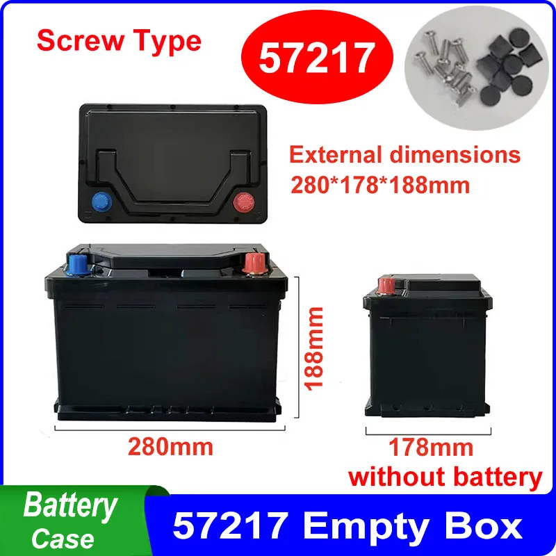 

Корпус для аккумуляторной батареи 57217, пластиковый пустой бокс для литиевых LFP LiFePO4 Li-ion элементов 18650 26650 32650, для самостоятельной сборки батарей