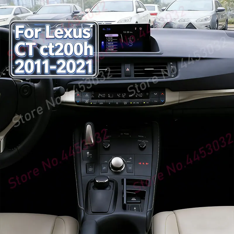 Car Phone Mount For Lexus CT ct200h 2011-2021 Gravity Auto-Clamping Phone Stand with Base Horizontal Bracket Accessories