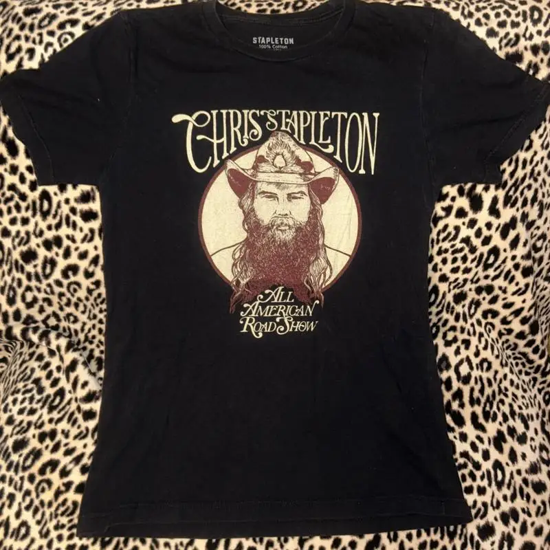 Chris Stapleton Tour T Shirt Ä All American Road Show Size M concerT