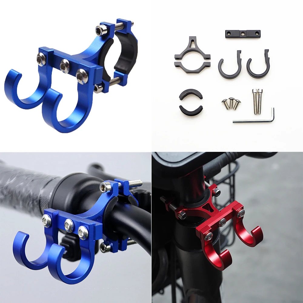 Motorcycle And Electric Vehicle Hanging Dual Hook Front Hanger Helmet Accessories Gadget Handlebar Fixed Multifunction Hooks