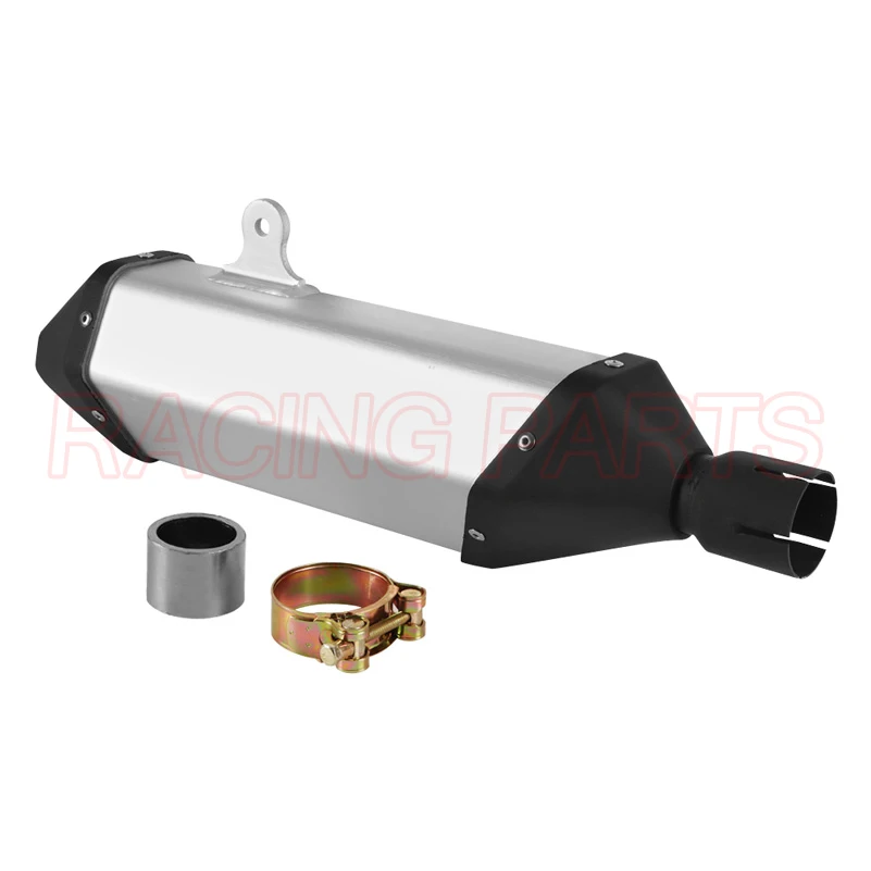 470mm Motorcycle Exhaust Pipe Turbo Tube Muffler With DB Killer For Yamaha Suzuki Ducati Kawasaki Honda Kymco Scooter Nmax Tmax