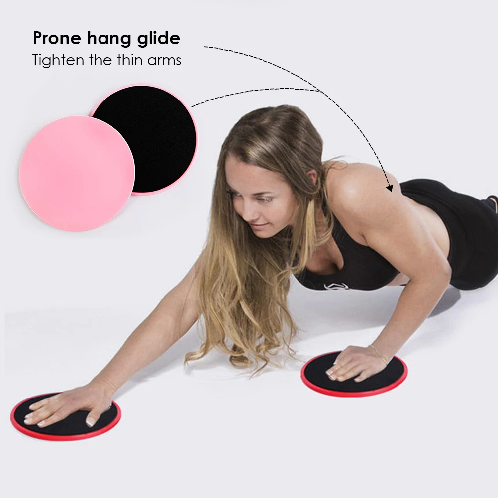 2pcs Sliding Gliding Fitness Discs Abdominal Exercise Sliding Plate Pilates Yoga Gym Abdominal Core Slider Training Equipment