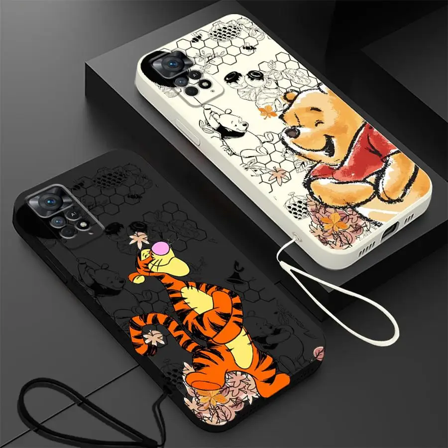 حافظة لهاتف Xiaomi Redmi Note 11s 10 11 Pro 10 Lite 13 12 Pro Plus 12s 10 14 Pro Plus من Disney Winnie The Pooh #3