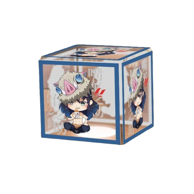 

Demon Slayer Anime Night Light Cartoon Mitsuri Kanroji Peripheral Goods Wooden Girl Room Cute Desktop Ornaments Home Lights Gift