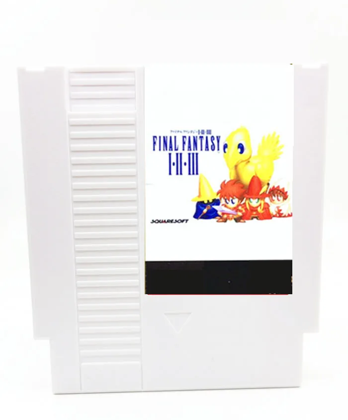 Final fantasy i, ii, iii remix 6 em 1 cartucho de jogos para console nes