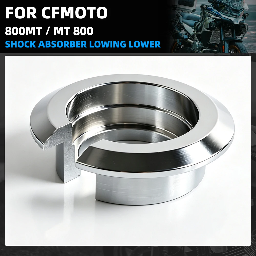 Motorcycle Accessories Lower Guide Seat Rear Shock Absorber Aluminum Silver For CFMOTO 800 MT 800MT 800mt