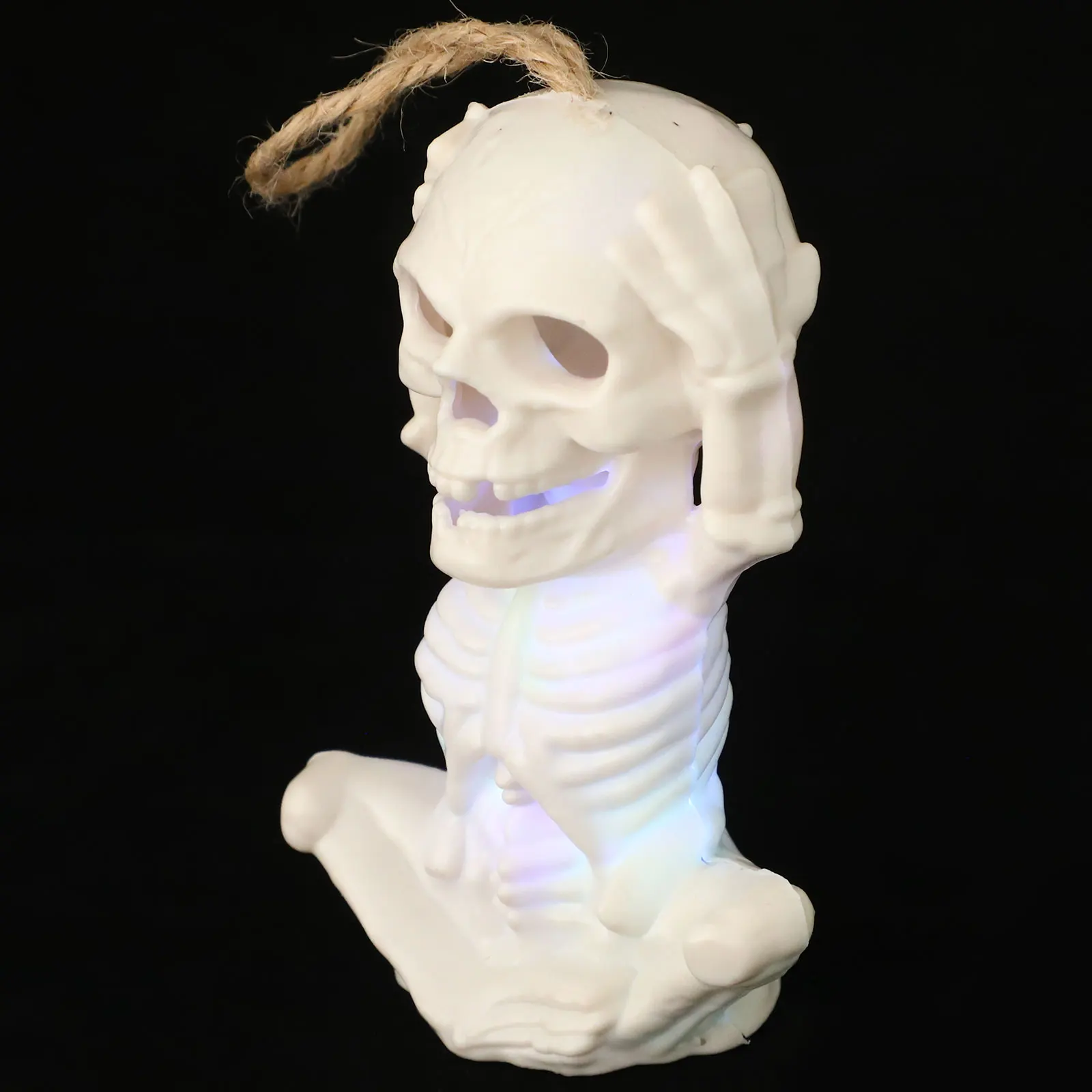 

Skull Lamp Goth Home Decor Decoration Desktop Plastic Halloween Party Ornament Decorations