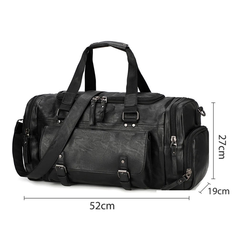 Sport Men Gym Bag Women Handbag Fitness PU Leather Traveling Bags Shoulder Tote for Shoes Tas Sac De Sporttas Gymtas New