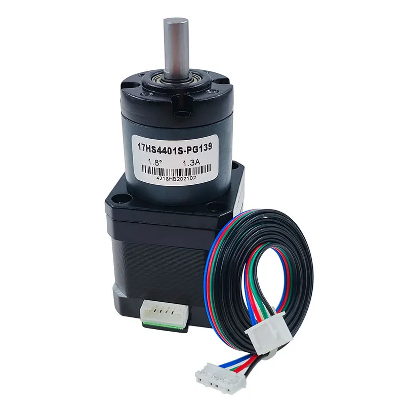 1Pc 42BYG stepper motor 40mm body length with 3.71:1 -139:1 ratio NEMA17 planetary gear stepping motor with gearbox