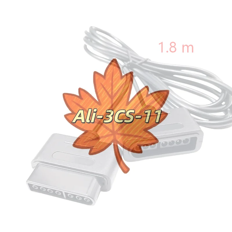 1.8m SNES Controller Extension Cable - Retro Gaming DIY Accessory for Super Nintendo Console, Long Reach