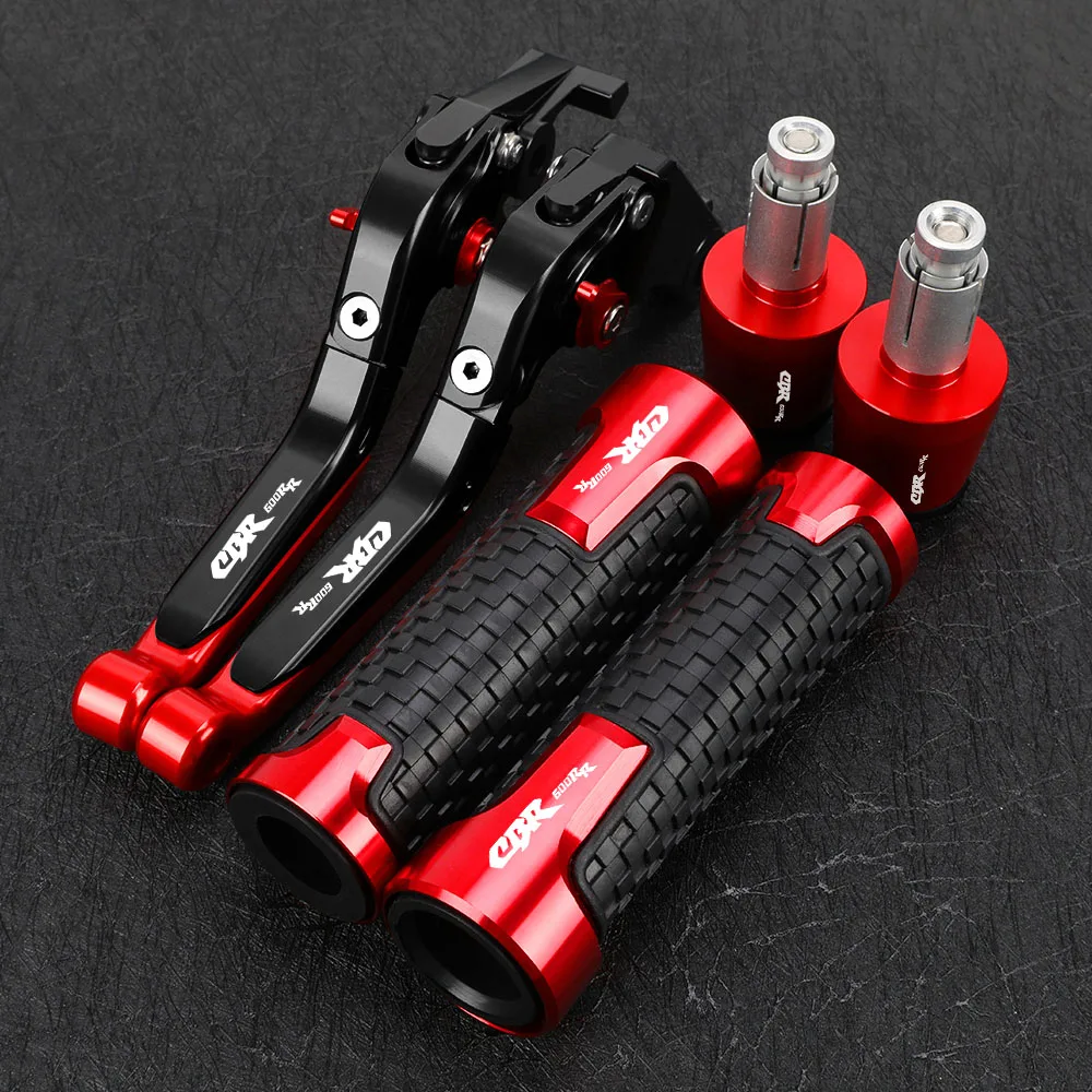 For HONDA CBR600RR CBR 600RR 2003 2004 2005 2006 Motorcycle Adjustable Brake Clutch Levers Handlebar Grips Ends Motor Accessries