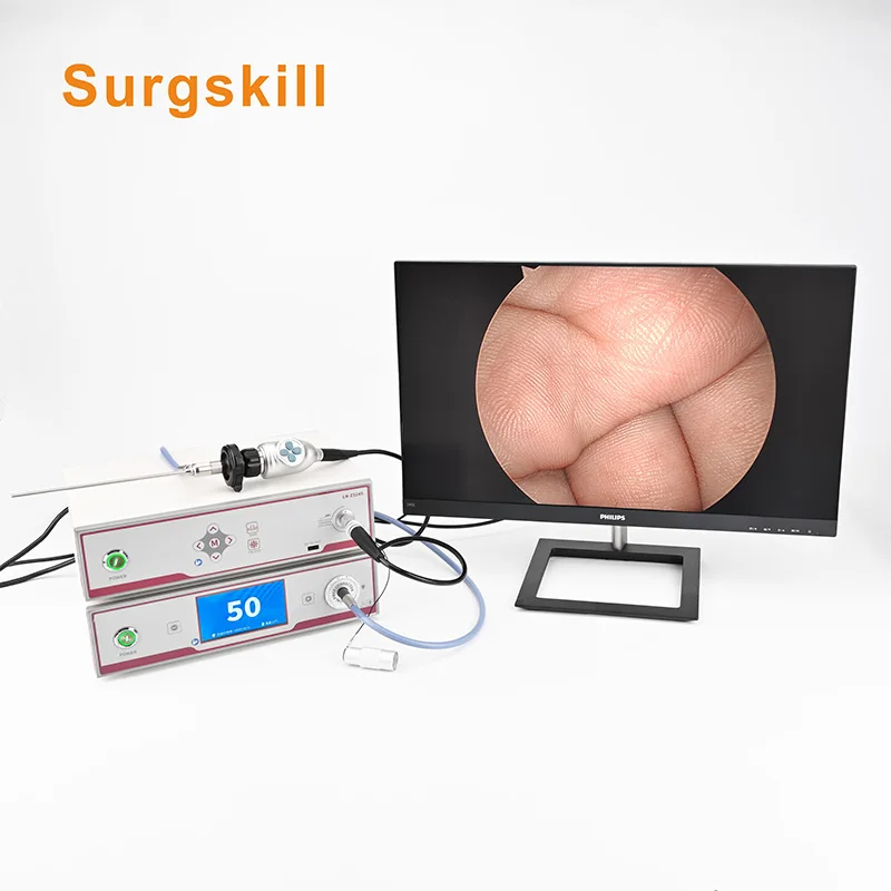 FHD Endoscope Camera System with 100W Cold Light Source 1080P Medical Endoscopic Camera for Surgery and Inspection