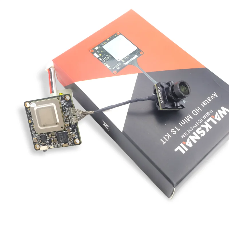 1PCSCaddx Walksnail Avatar HD Mini 1s Kit VTX V3 1080P60fps nanoCamera almacenamiento incorporado 32G para Dron de carreras con visión en primera persona baja latencia