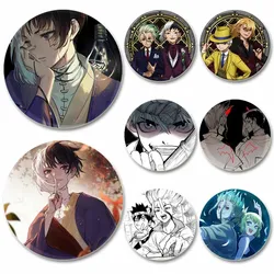 Senku Ishigami Ginro Homura Momiji Gen Asagiri Anime Figure Badge Exquisite Enamel Pins for Backpack Clothes Accessories Jewelry